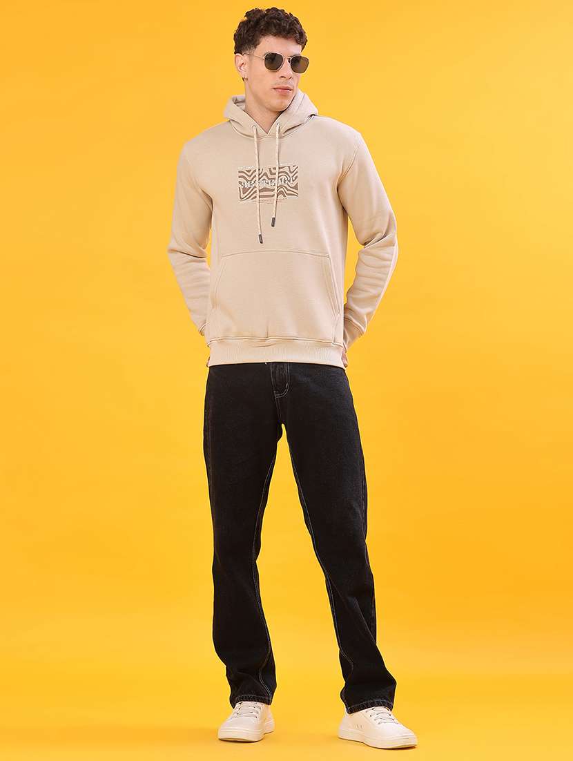 men plain mid rise full length straight fit jeans - 22220384 -  Standard Image - 4