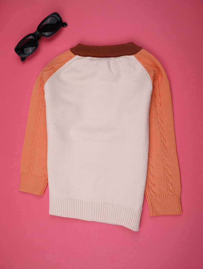 boys color block long sleeve sweater - 22222920 -  Standard Image - 1