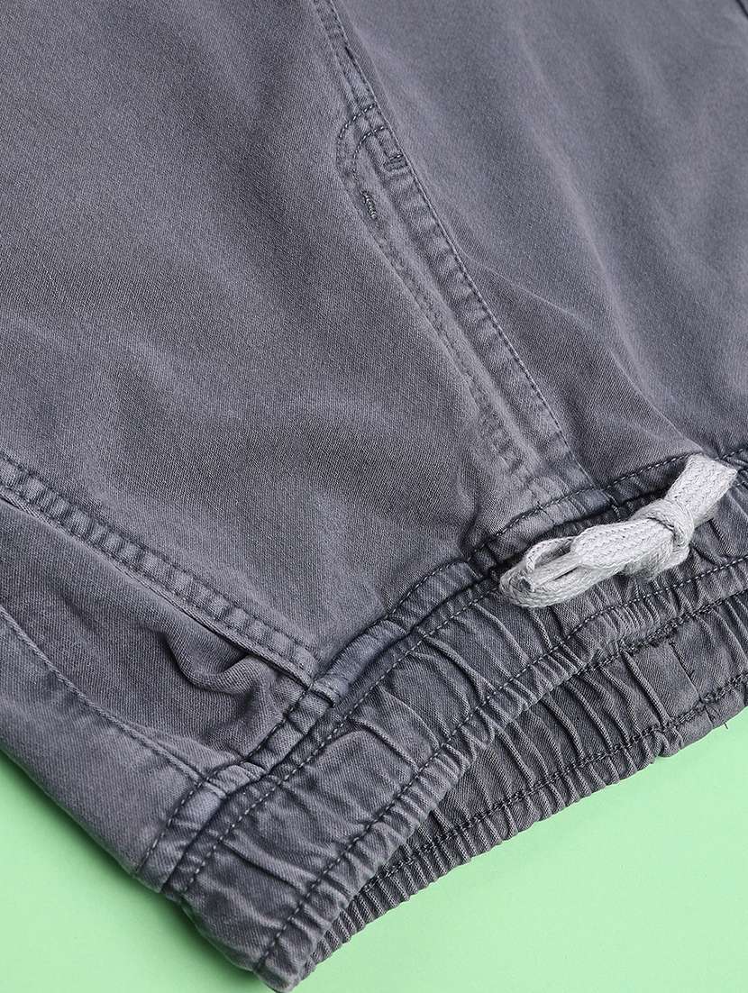 Boys Washed Mid Rise Jogger - 22223096 -  Standard Image - 4