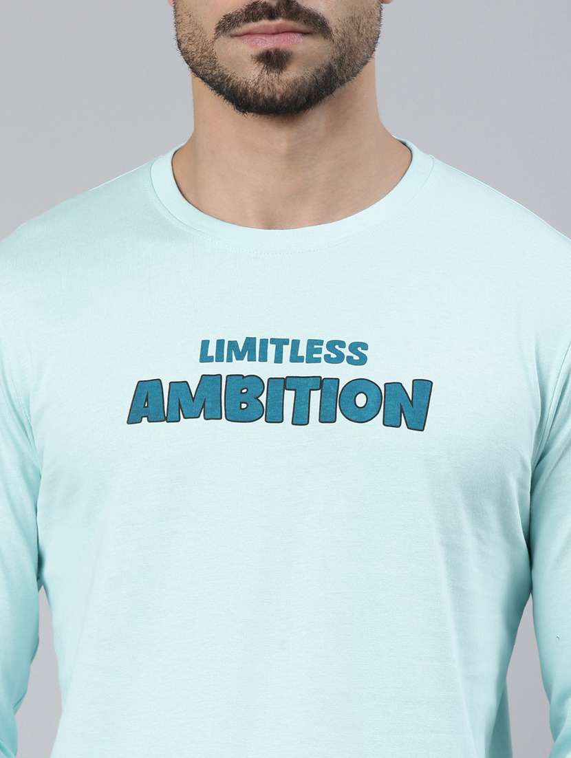 men front & back print long sleeve regular fit t-shirt - 22223417 -  Standard Image - 4