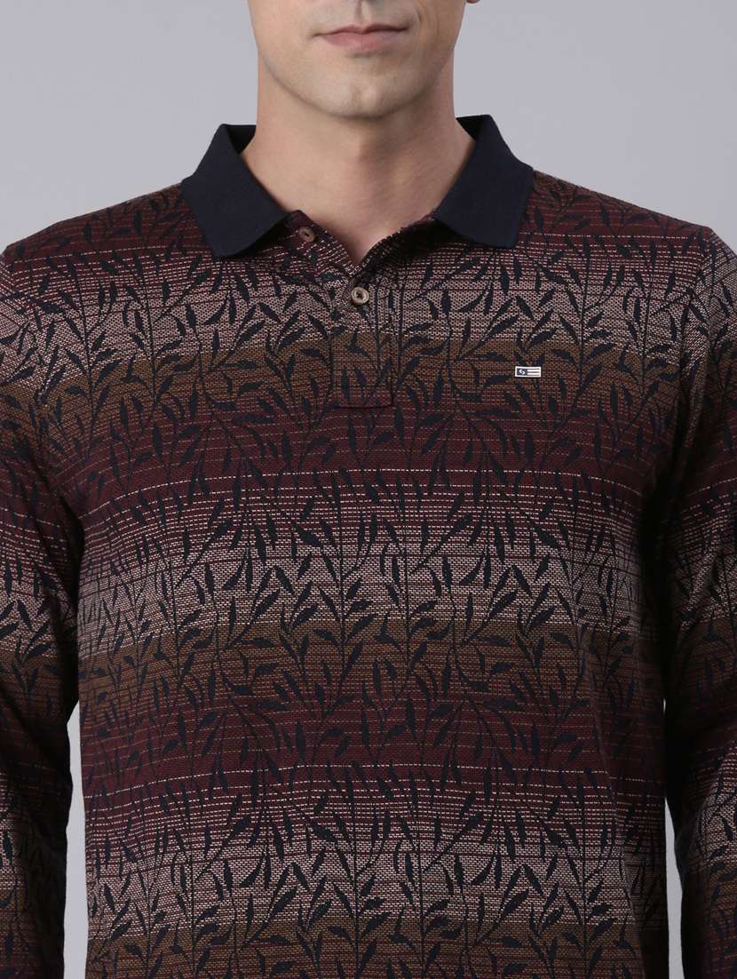 men printed long sleeve regular fit t-shirt - 22223418 -  Standard Image - 4