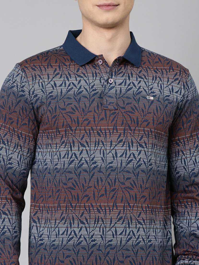 men printed long sleeve regular fit t-shirt - 22223419 -  Standard Image - 4