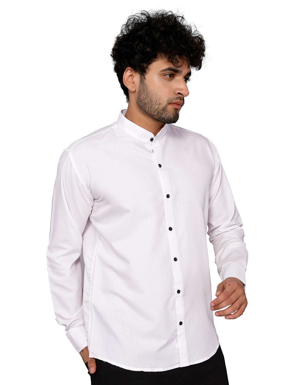 men solid long sleeve regualr fit casual shirt - 22223498 -  Standard Image - 1