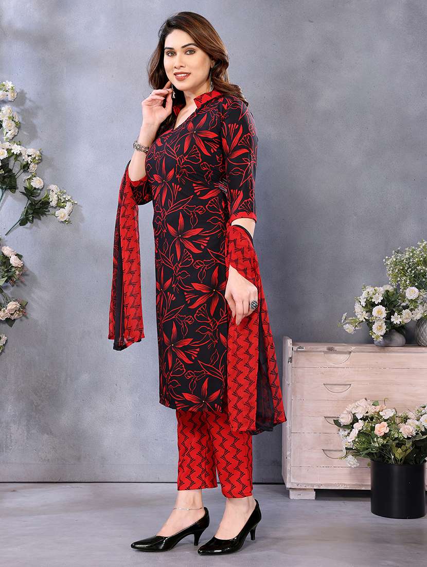 women printed unstitched suit set - 22223530 -  Standard Image - 1