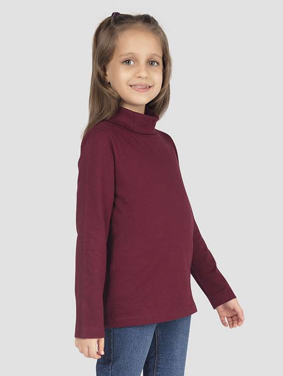 girls pack of 2 solid long sleeve tee - 22223583 -  Standard Image - 1