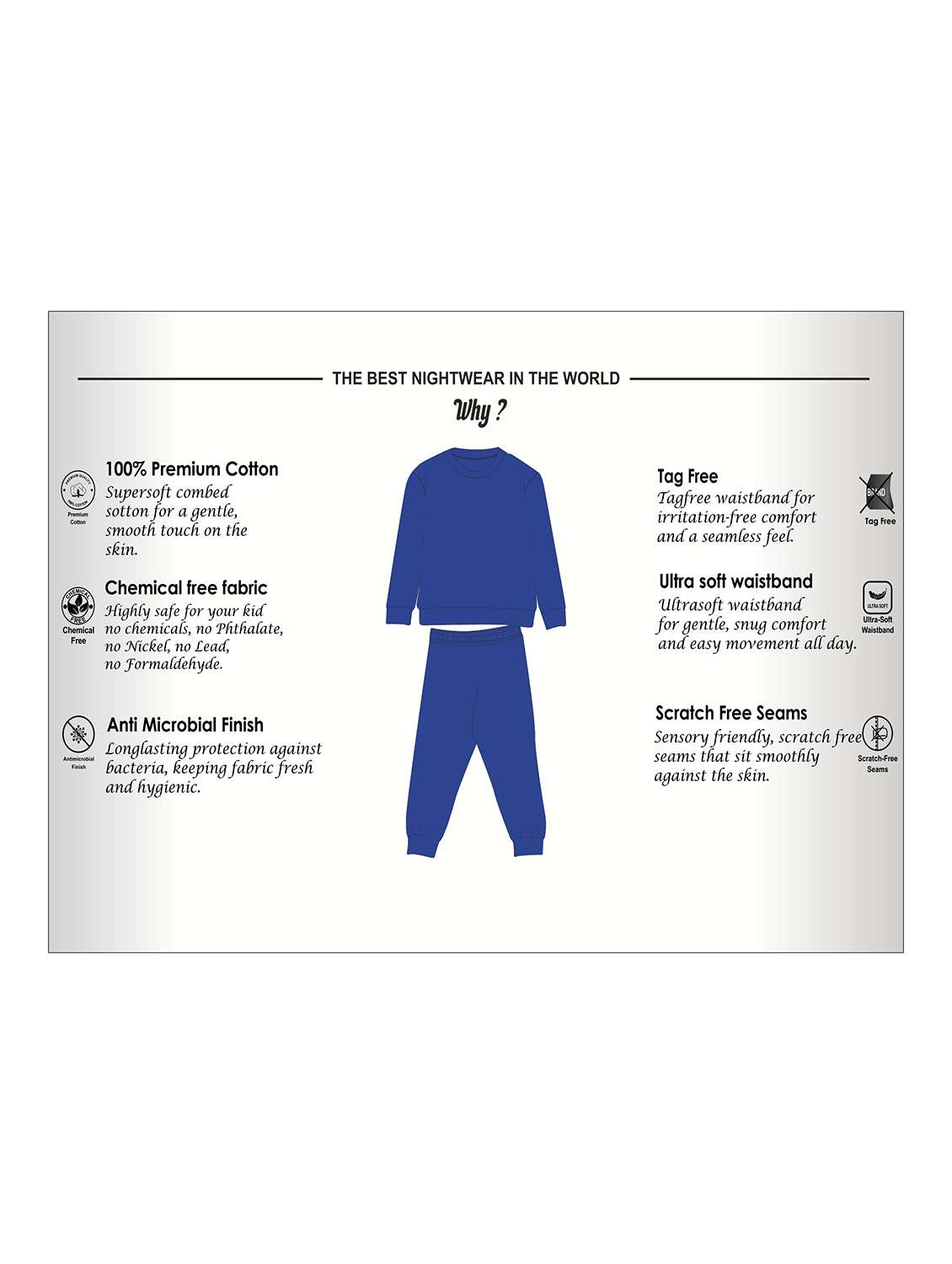 boys printed full length co-ord set - 22223586 -  Standard Image - 4