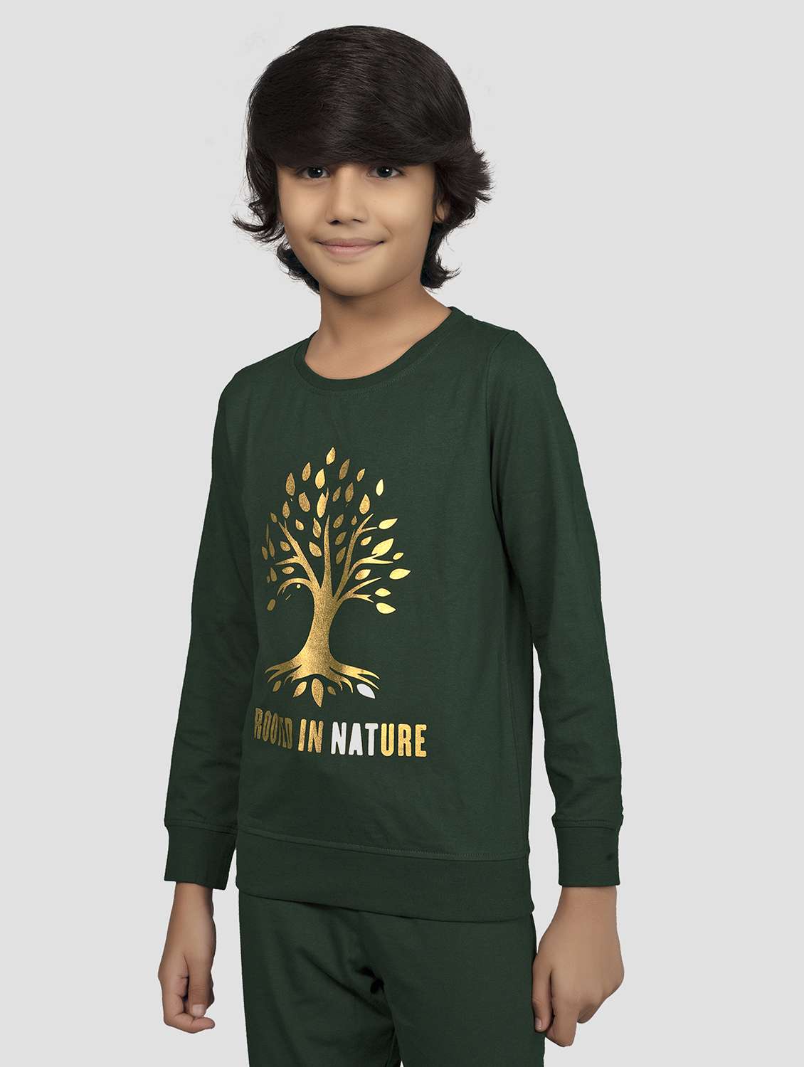 boys printed full length co-ord set