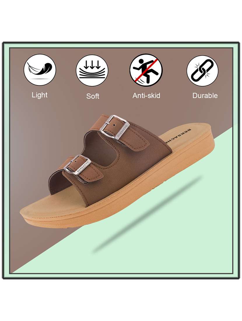 women solid slip on flat sandals - 22223592 -  Standard Image - 4