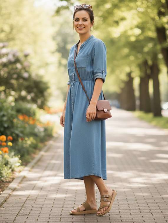 women solid slip on flat sandals - 22223593 -  Standard Image - 1