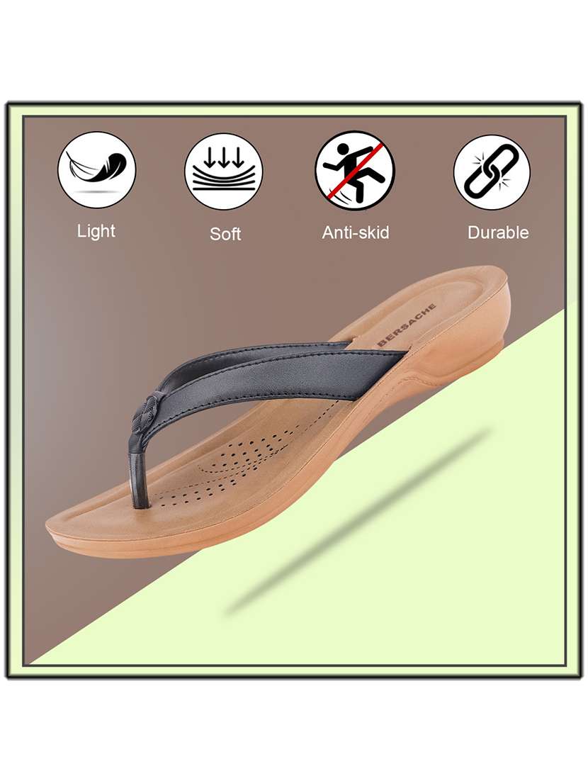 women solid slip on flat sandals - 22223596 -  Standard Image - 4