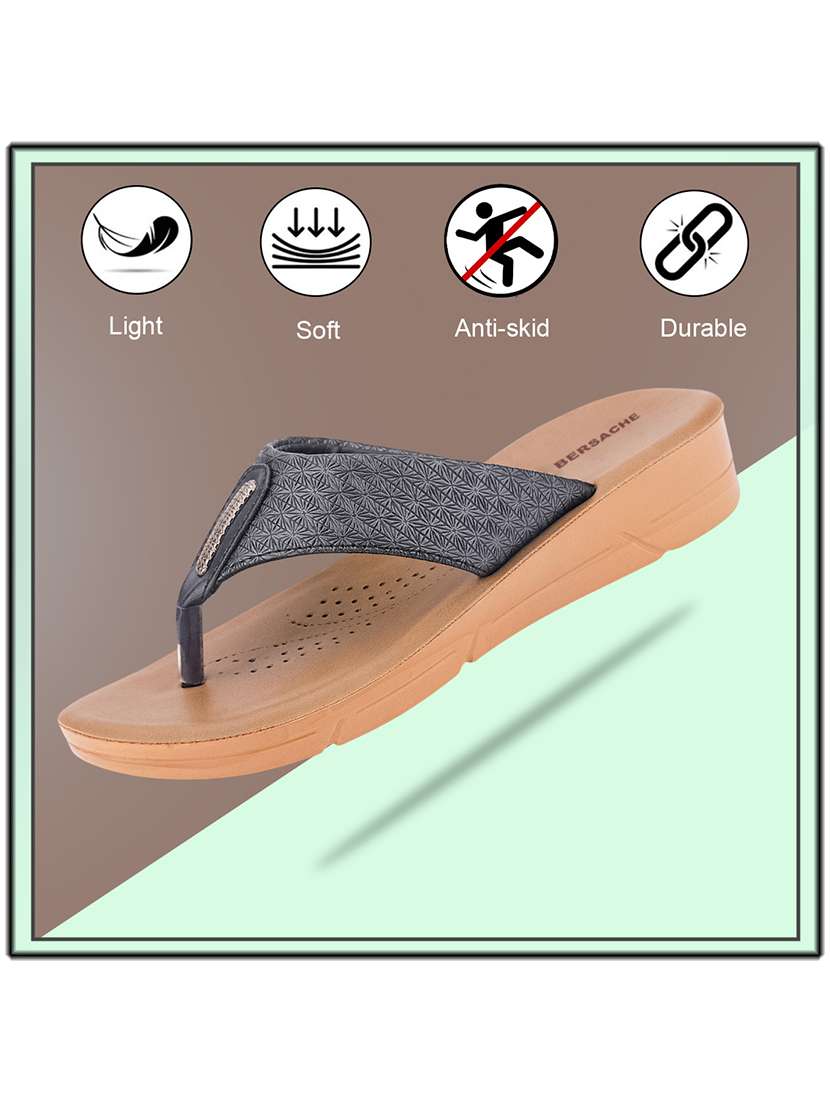 women solid slip on flat sandals - 22223597 -  Standard Image - 4