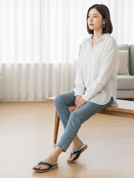 women solid slip on flat sandals - 22223604 -  Standard Image - 1