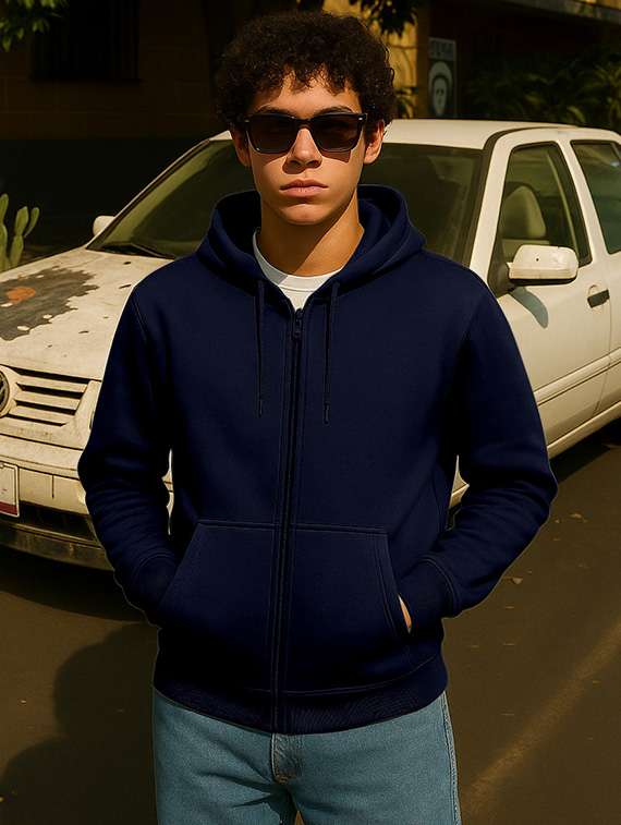 men solid long sleeve regular fit sweatshirt