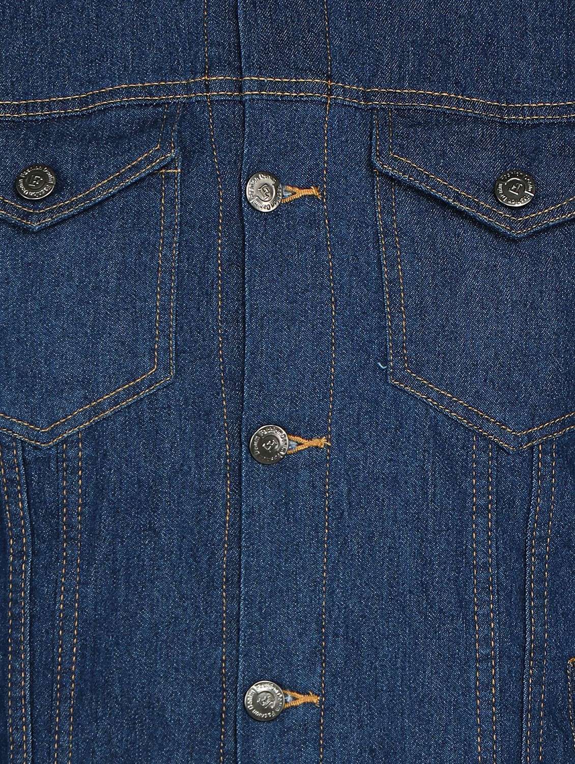 men solid long sleeve denim casual jacket - 22223660 -  Standard Image - 4