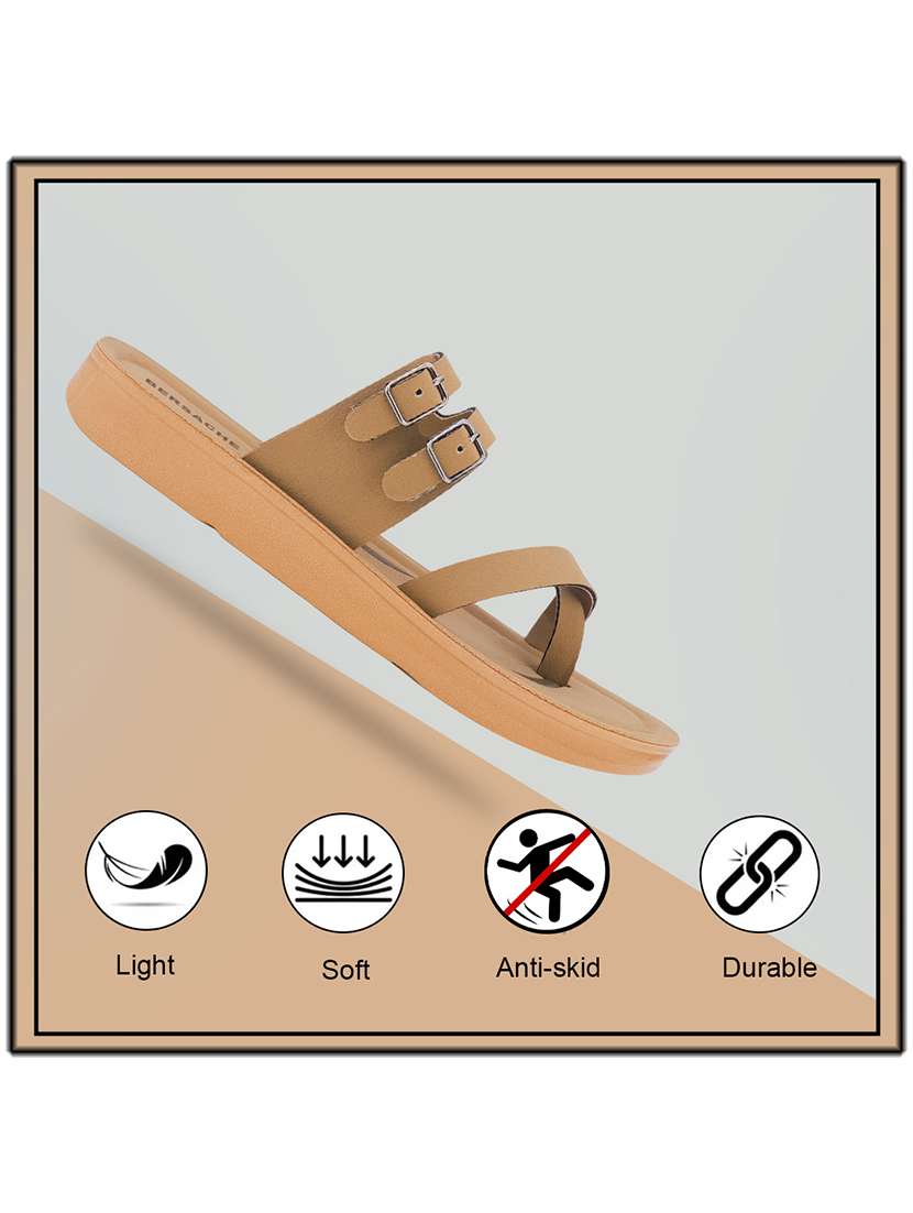 women solid slip on slides - 22223725 -  Standard Image - 4