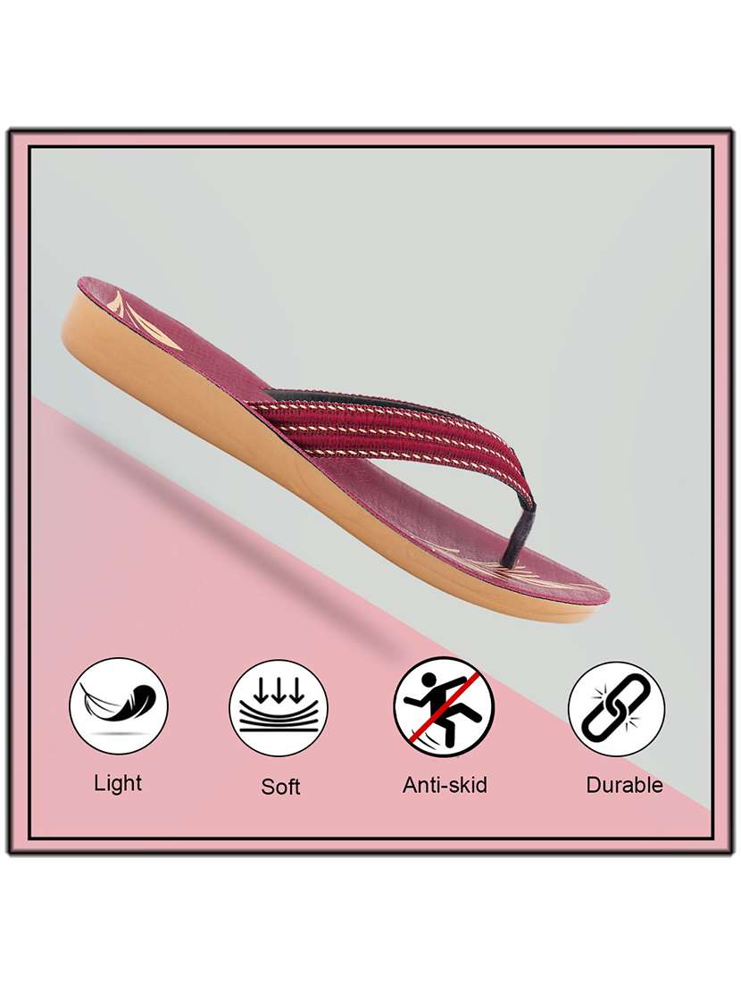 women solid slip on flip flop - 22223730 -  Standard Image - 4