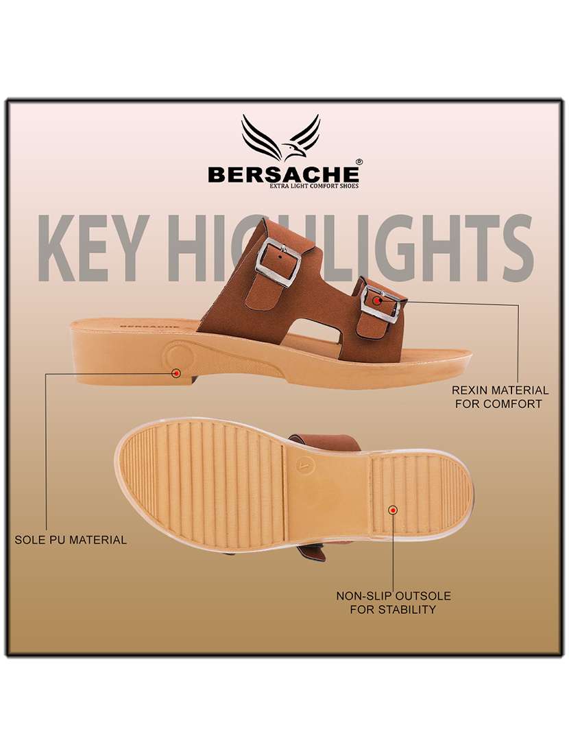 women solid slip on slides - 22223733 -  Standard Image - 4