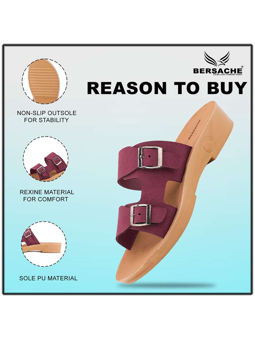 women solid slip on flat sandal - 22223804 -  Standard Image - 4