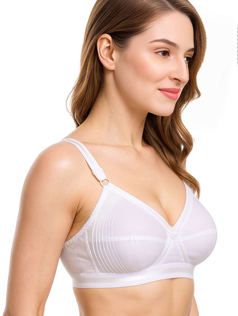 women solid non padded regular bra - 22223815 -  Standard Image - 1
