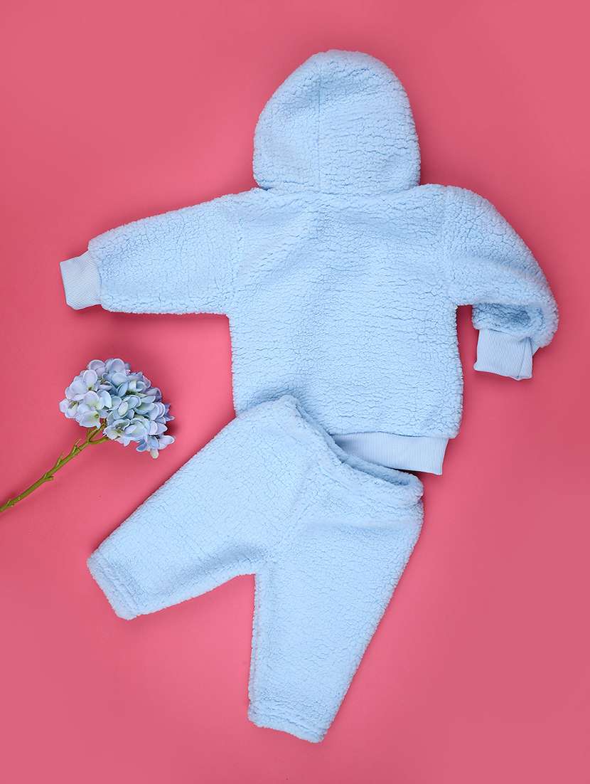 Boys Self Designed Hooded Full Length Set - 22224289 -  Standard Image - 1