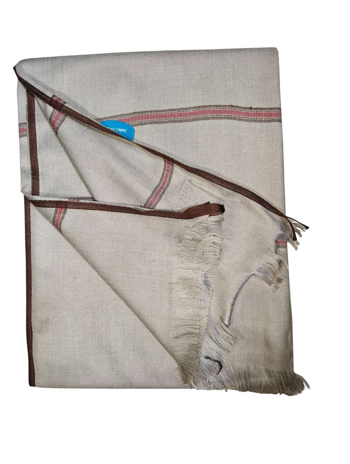 men solid pashmina shawl - 22224422 -  Standard Image - 4