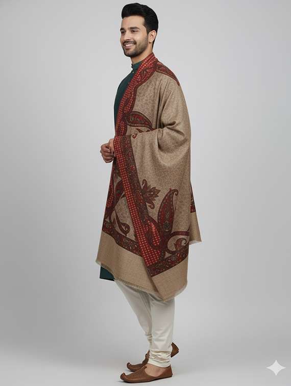 men paisley pashmina shawl - 22224447 -  Standard Image - 1