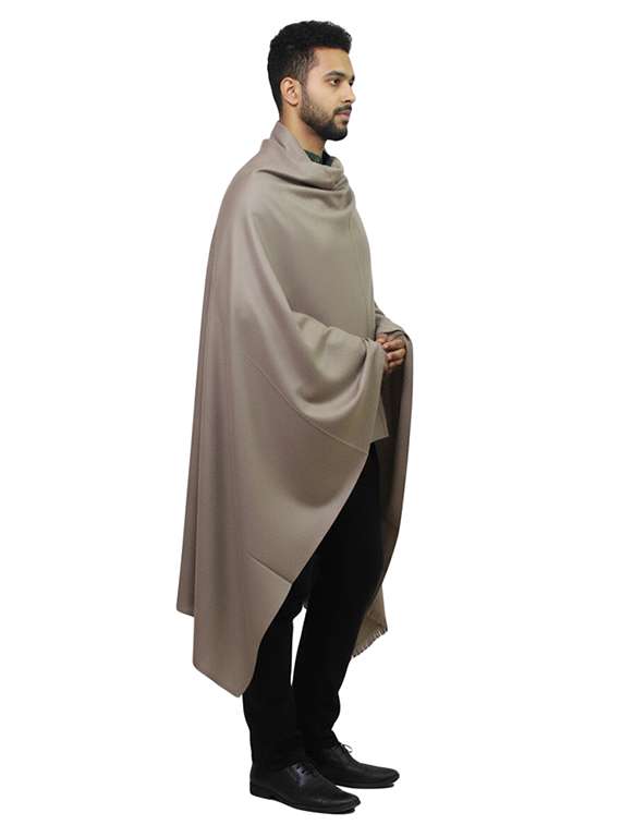 men solid pashmina shawl - 22224462 -  Standard Image - 1