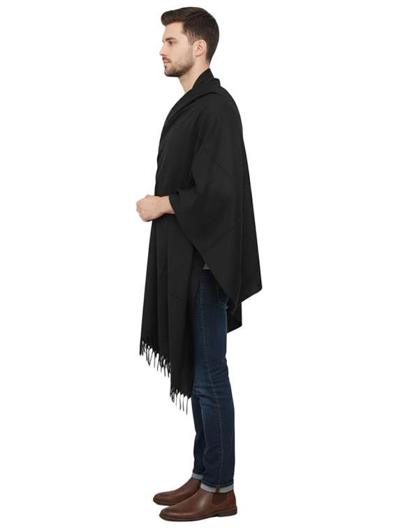 men solid pashmina shawl - 22224482 -  Standard Image - 1