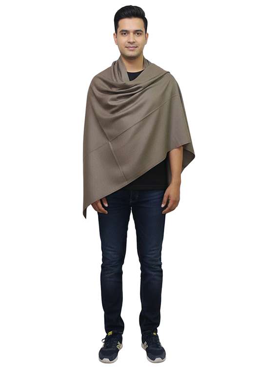 men solid pashmina shawl - 22224490 -  Standard Image - 1