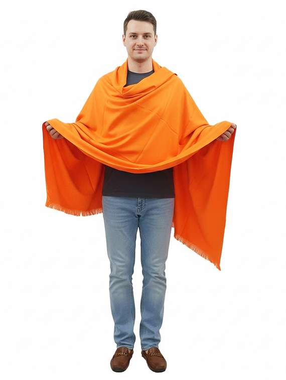 men solid pashmina shawl - 22224498 -  Standard Image - 1
