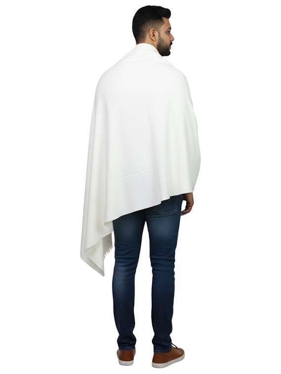 men solid pashmina shawl - 22224503 -  Standard Image - 4