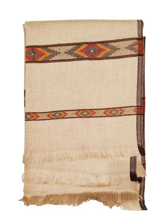 men solid pashmina shawl - 22224527 -  Standard Image - 4