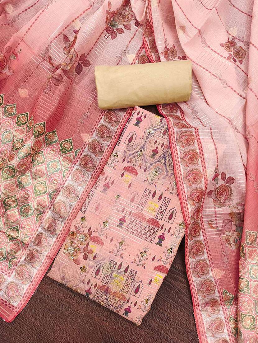 women printed seqin work unstitched suit set - 22224661 -  Standard Image - 1