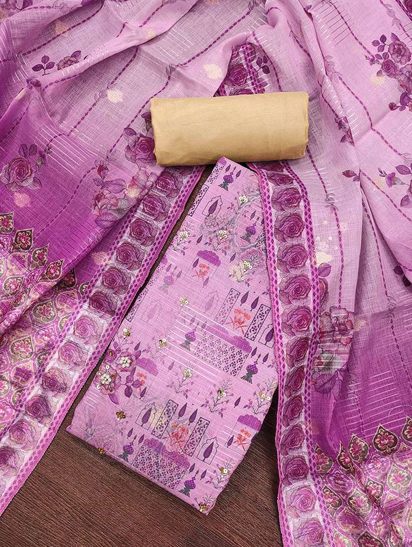 women printed seqin work unstitched suit set - 22224662 -  Standard Image - 1