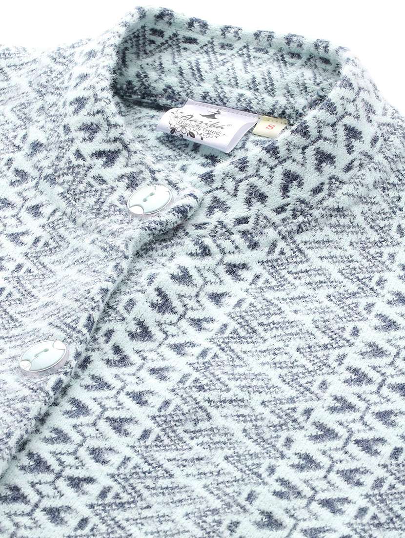 women self designed long sleeve cardigan - 22224749 -  Standard Image - 4