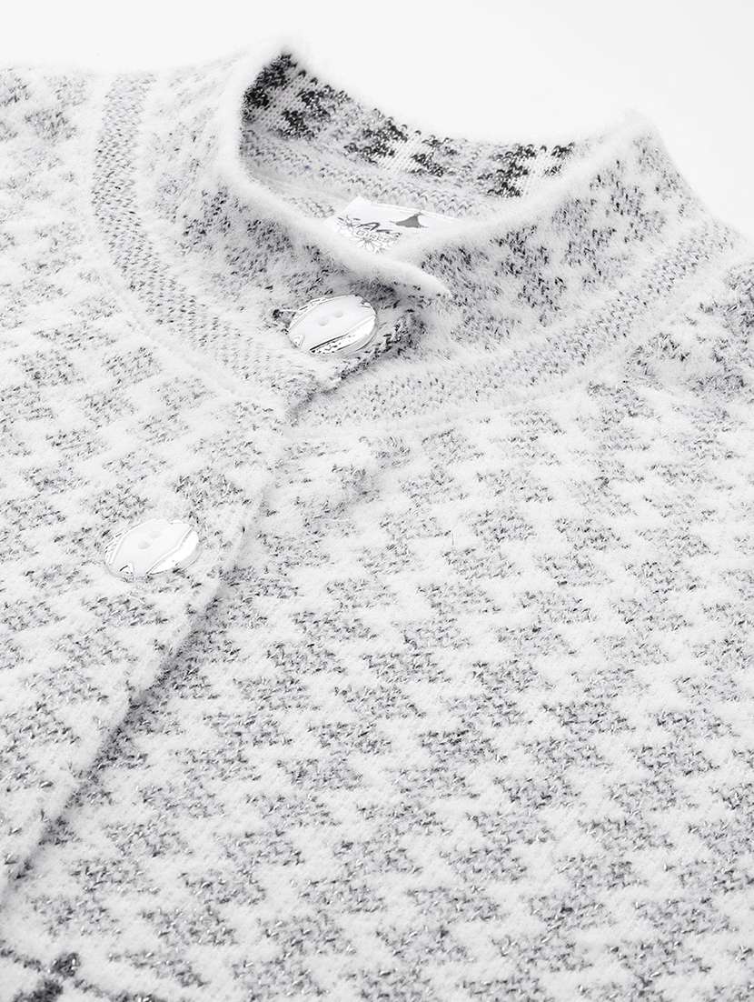 women self designed long sleeve cardigan - 22224811 -  Standard Image - 4