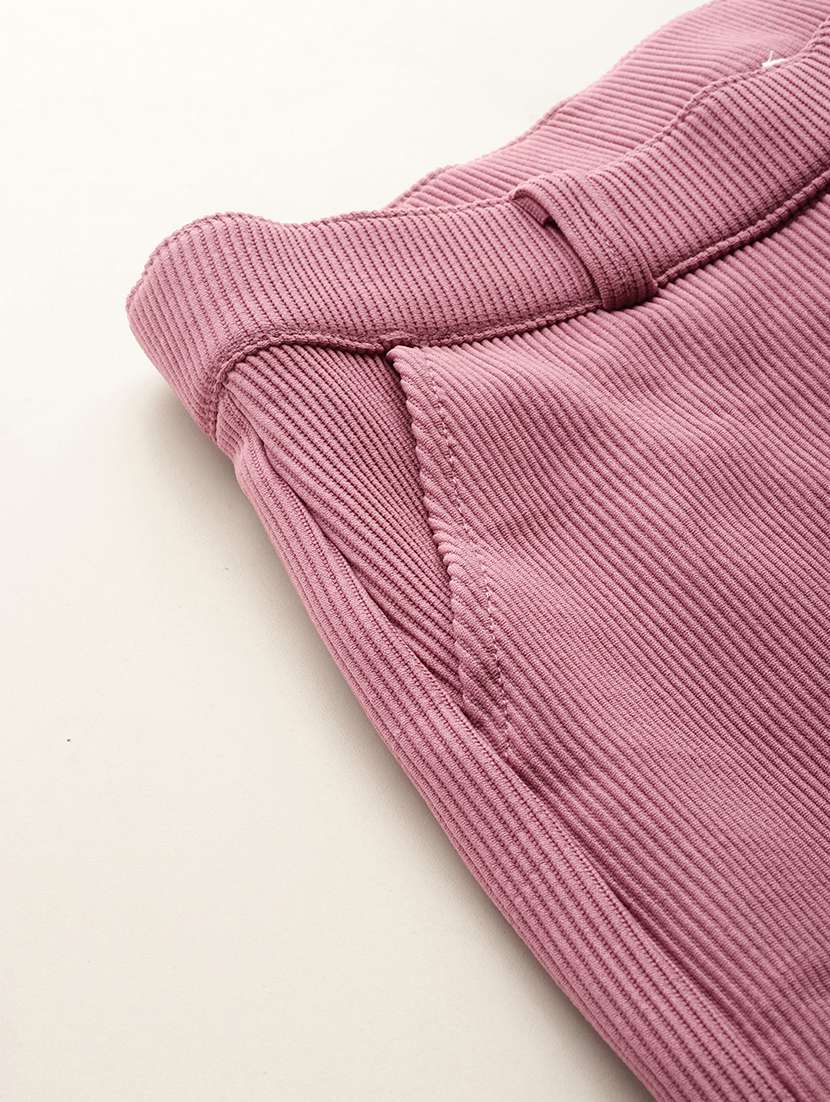 women solid mid rise regular fit cargo - 22224857 -  Standard Image - 4