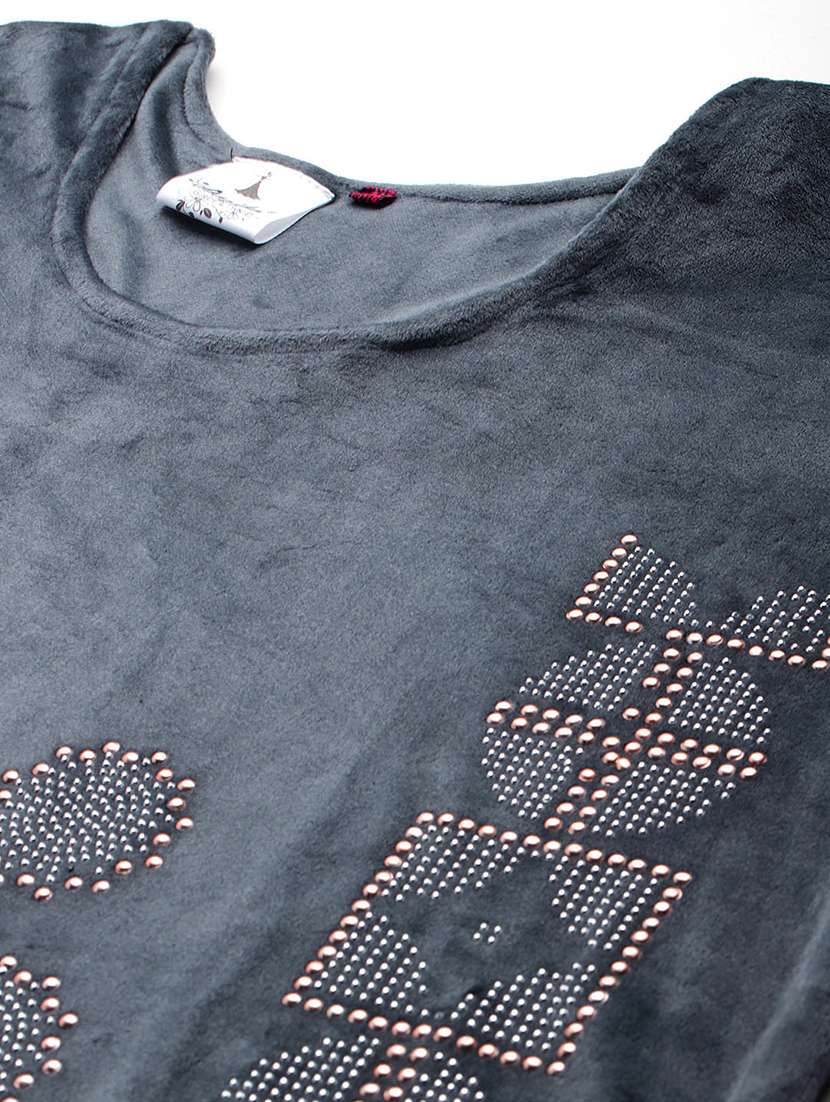 women plus size embellished three quarter sleeve kurta pant with dupatta set - 22224898 -  Standard Image - 4