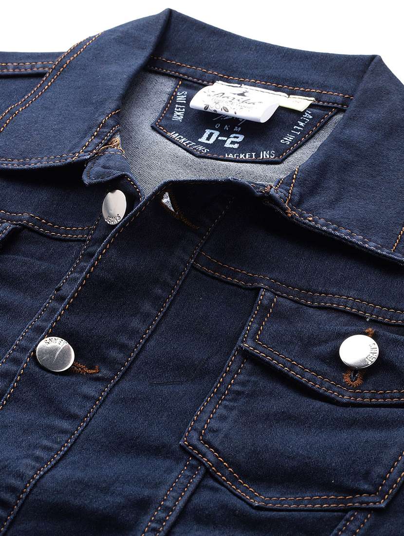 women solid long sleeve denim jacket - 22224941 -  Standard Image - 4