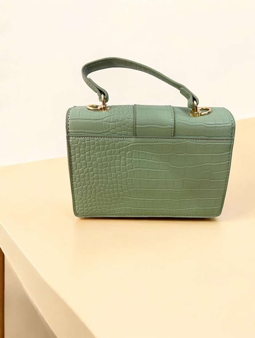 women solid pu sling bag - 22225252 -  Standard Image - 1