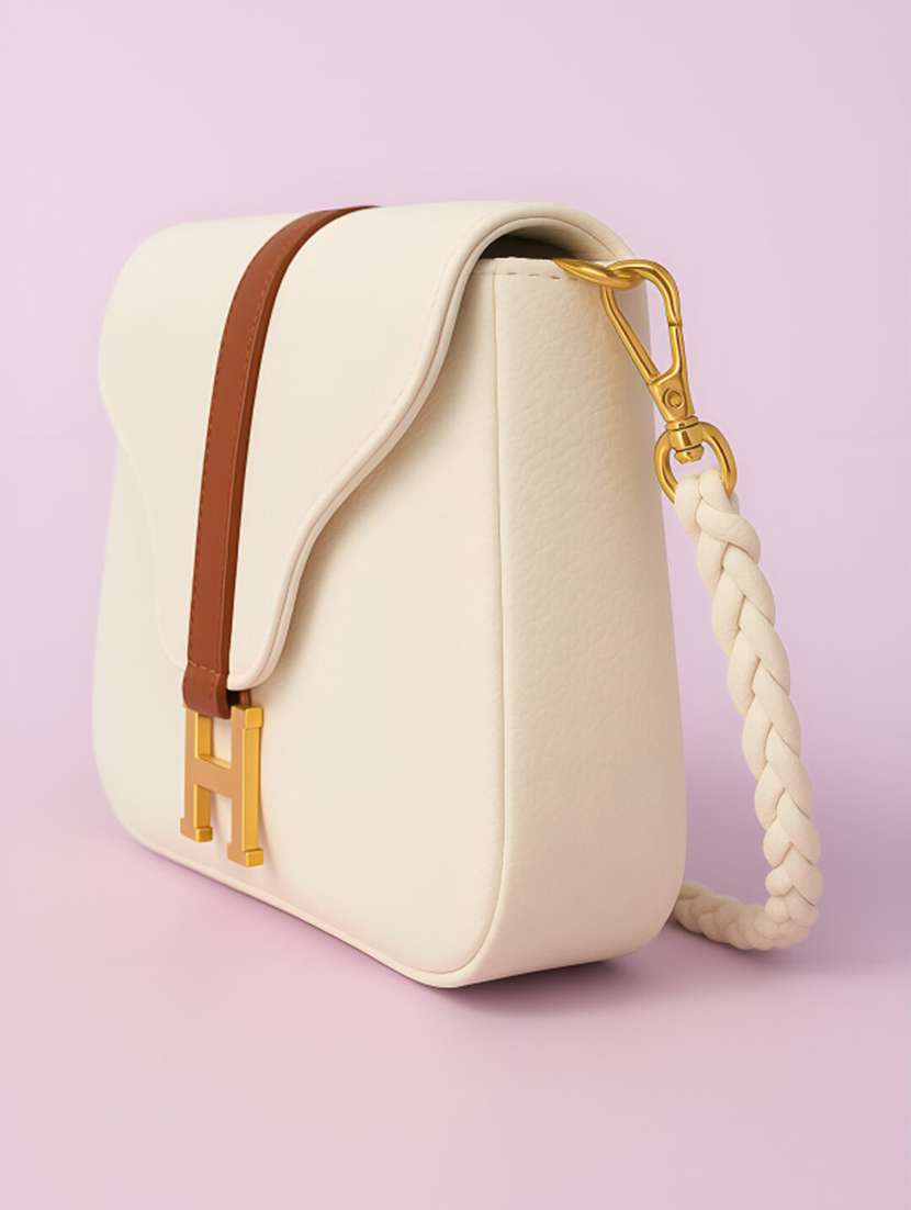 women solid pu sling bag - 22225253 -  Standard Image - 1