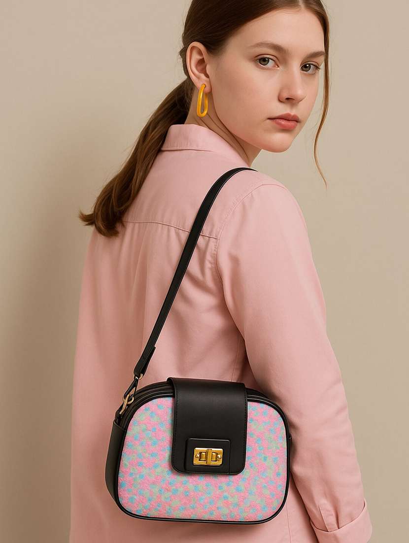 women embellished pu sling bag - 22225258 -  Standard Image - 1