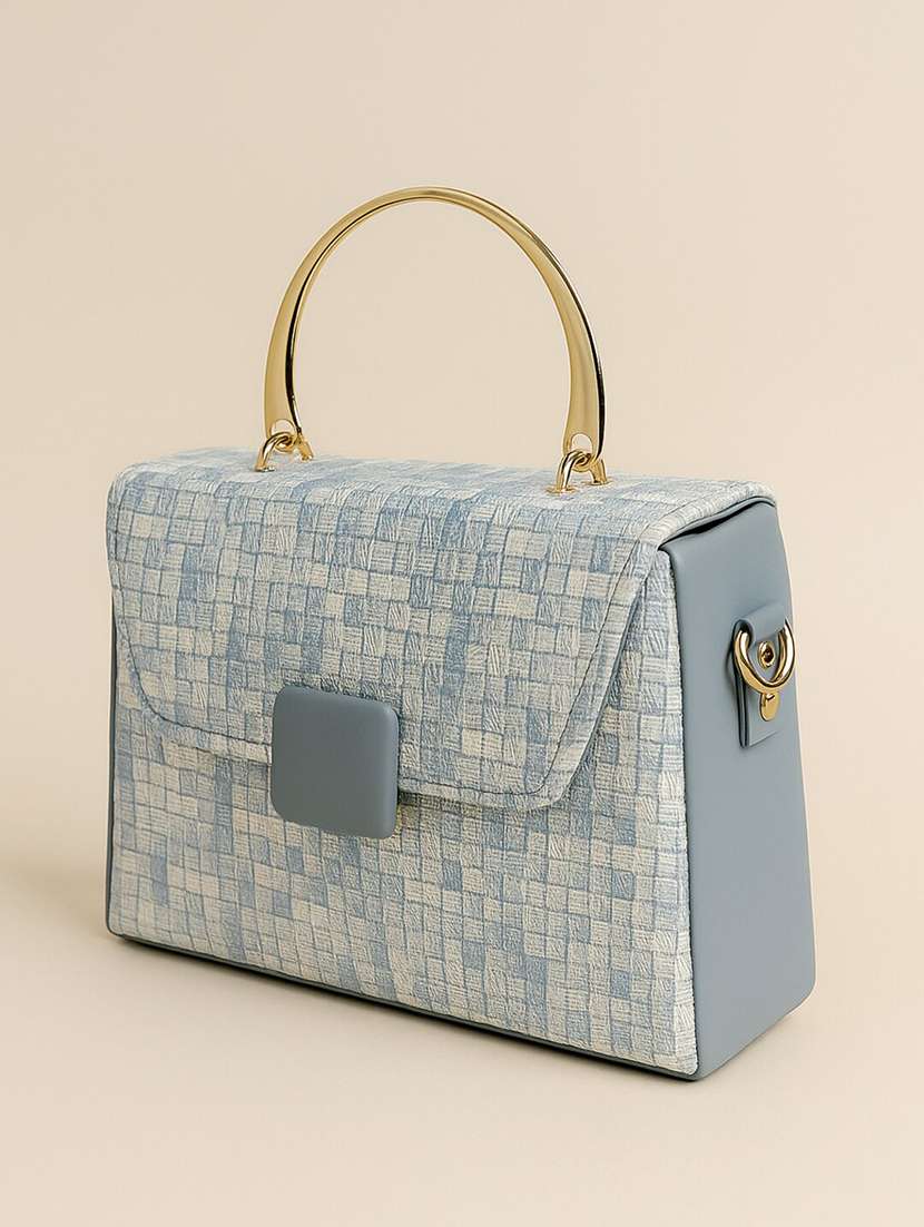 women textured structured pu sling bag - 22225277 -  Standard Image - 4