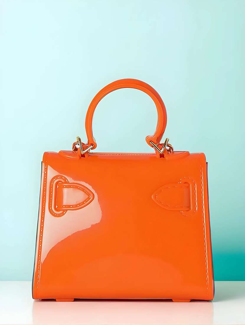 women solid structured pu sling bag - 22225292 -  Standard Image - 1