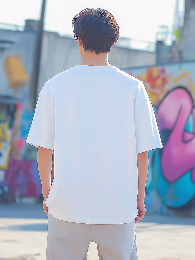 men printed short sleeve oversized t-shirt - 22225329 -  Standard Image - 1