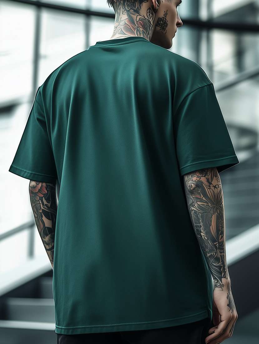 men printed short sleeve oversized t-shirt - 22225340 -  Standard Image - 1