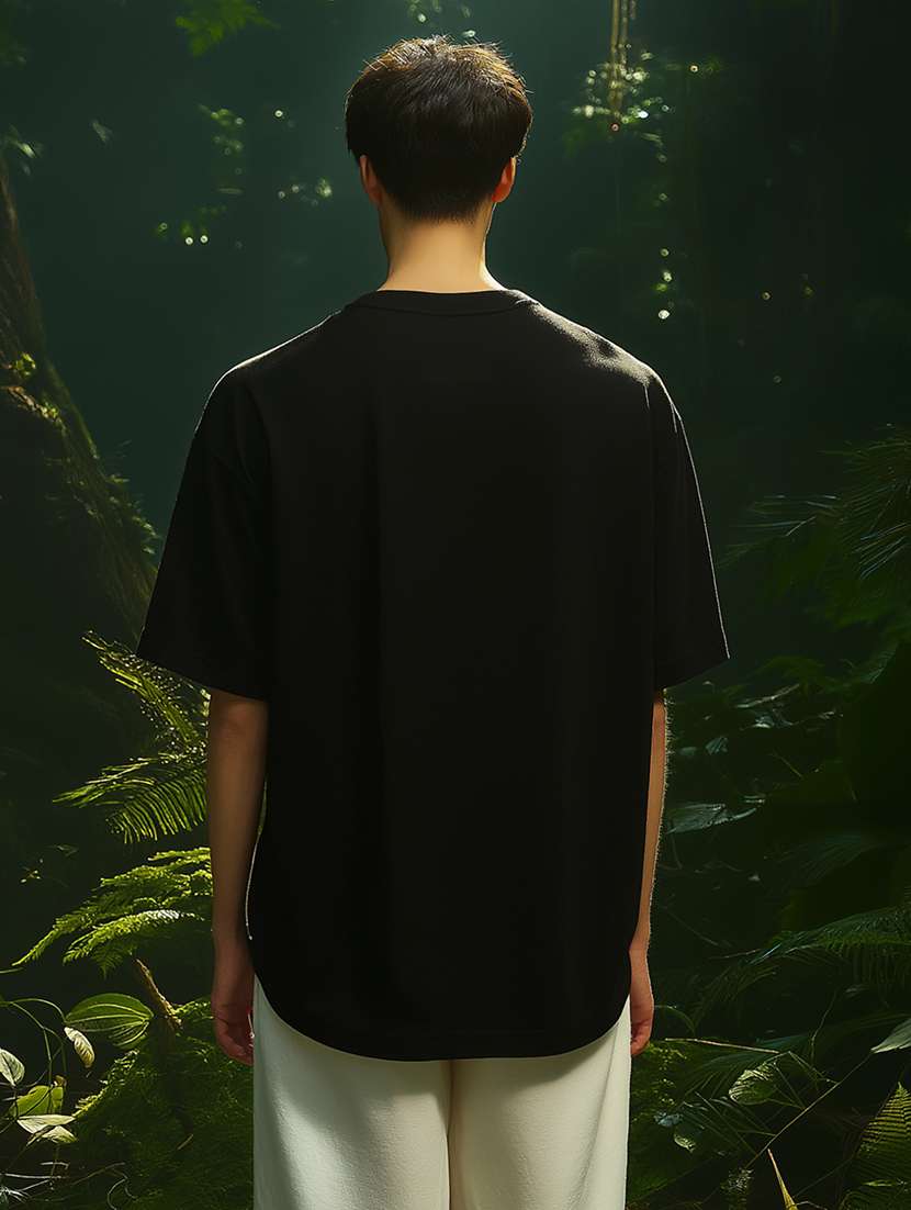 men printed short sleeve oversized t-shirt - 22225360 -  Standard Image - 1