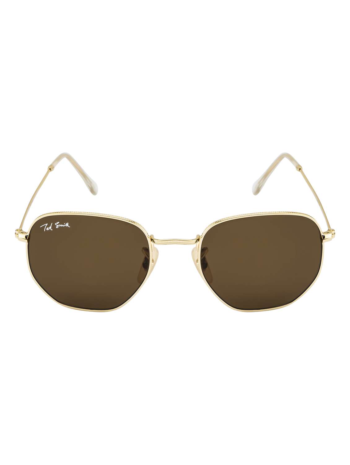 ted smith unisex hexagonal sunglasses - 22225384 -  Standard Image - 1