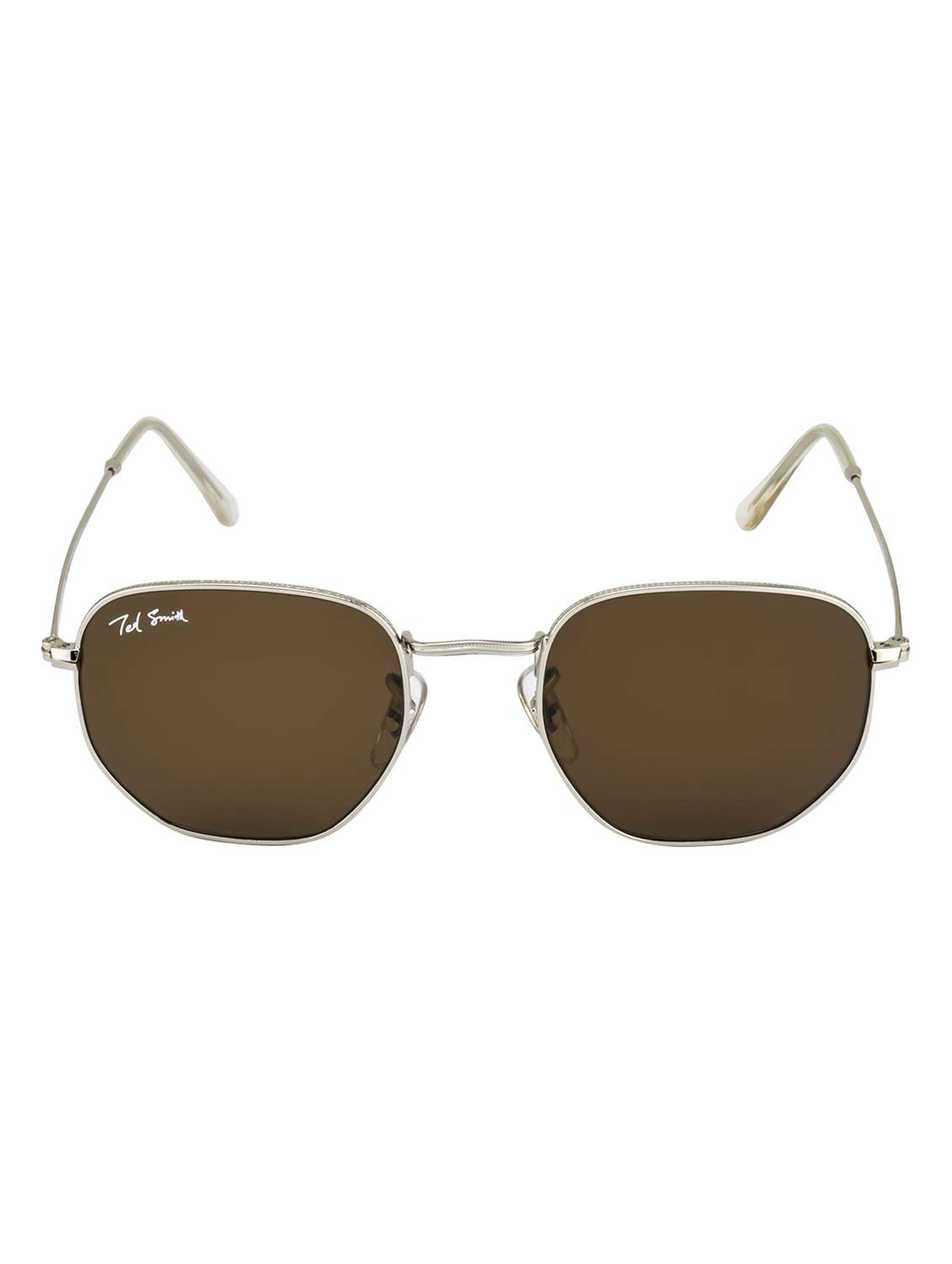 ted smith unisex hexagonal sunglasses - 22225386 -  Standard Image - 1