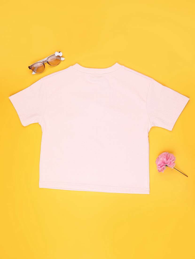 boys pink cotton blend t-shirt - 22226270 -  Standard Image - 1